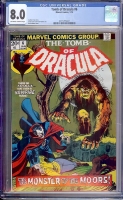 Tomb of Dracula #6 CGC 8.0 ow/w