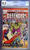 Defenders #21 CGC 8.5 ow/w