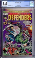 Defenders #29 CGC 8.5 ow/w