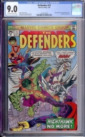 Defenders #31 CGC 9.0 ow/w