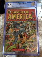 Captain America Comics #11 CGC 7.5 ow