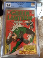 Green Lantern #33 CGC 9.2 ow/w