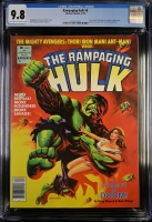 Rampaging Hulk #8 CGC 9.8 ow/w California Zero Humidity Collection