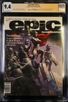 Epic Illustrated #1 CGC 9.4 w CGC x JSA Authentic Autograph