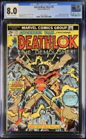 Astonishing Tales #25 CGC 8.0 ow/w