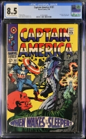 Captain America #101 CGC 8.5 ow/w