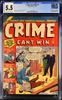 Crime Can't Win #7 CGC 5.5 ow/w