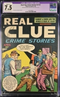 Real Clue Crime Stories Vol 3 #2 CGC 7.5 ow/w