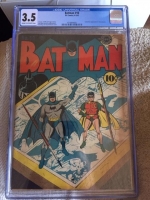 Batman #10 CGC 3.5 cr/ow