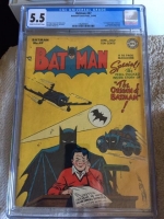 Batman #47 CGC 5.5 cr/ow