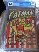 Catman Comics #17 CGC 1.5 cr/ow Davis Crippen ("D" Copy)