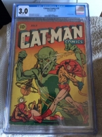 Catman Comics #25 CGC 3.0 ow