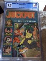 Jackpot Comics #3 CGC 3.5 ow