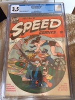 Speed Comics #27 CGC 3.5 ow