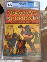 Thrilling Comics #3 CGC 3.5 cr/ow