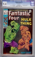 Fantastic Four #112 CGC 9.4 w