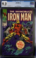 Iron Man #1 CGC 9.2 ow/w