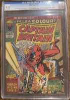 Captain Britain #8 CGC 9.8 ow/w