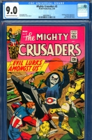 Mighty Crusaders #3 CGC 9.0 cr/ow