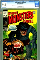 Where Monsters Dwell #9 CGC 9.4 w Oakland
