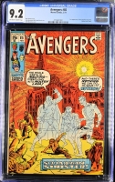 Avengers #85 CGC 9.2 ow/w