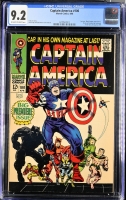 Captain America #100 CGC 9.2 ow/w