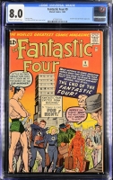 Fantastic Four #9 CGC 8.0 cr/ow