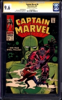 Captain Marvel #8 CGC 9.6 ow/w CGC Signature SERIES