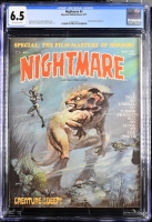 Nightmare #5 CGC 6.5 ow