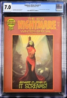 Nightmare Winter Special #1 CGC 7.0 cr/ow