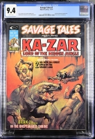 Savage Tales #7 CGC 9.4 w