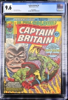 Captain Britain #9 CGC 0.0 ow/w