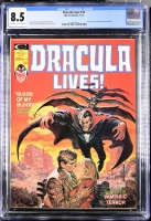 Dracula Lives #13 CGC 8.5 ow/w