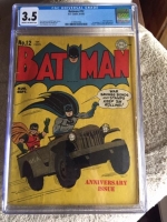 Batman #12 CGC 3.5 cr/ow