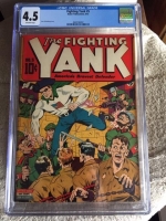Fighting Yank #5 CGC 4.5 ow