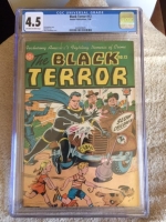 Black Terror #13 CGC 4.5 ow/w
