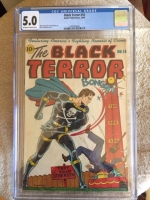 Black Terror #16 CGC 5.0 ow/w