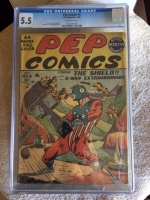 Pep Comics #6 CGC 5.5 ow