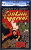 Captain Marvel Adventures #13 CGC 9.0 ow/w