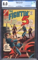 Fightin' Five #40 CGC 8.0 ow/w
