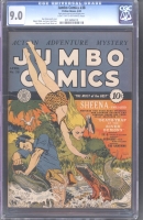 Jumbo Comics #38 CGC 9.0 lt/ow