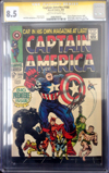 Captain America #100 CGC 8.5 cr/ow CGC Signature SERIES