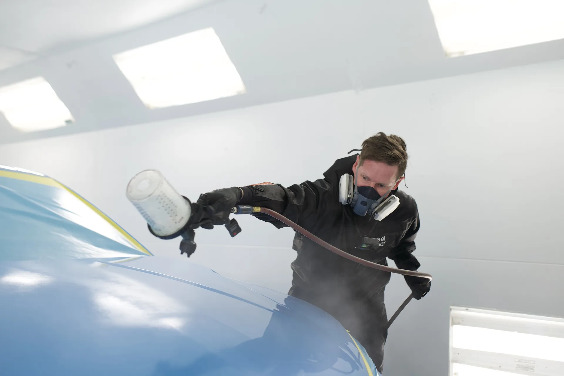Installer applying Peelclear