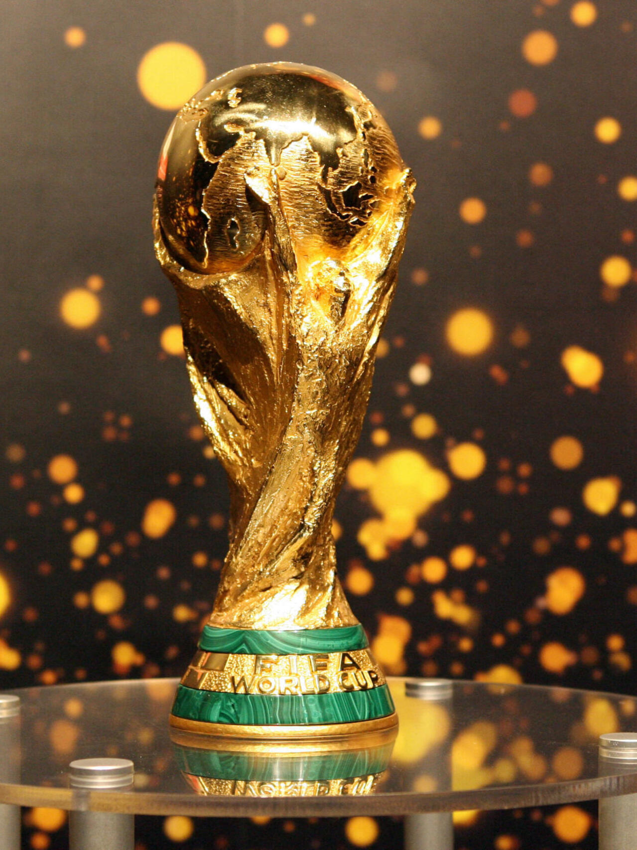 Le trophée de la Coupe du monde