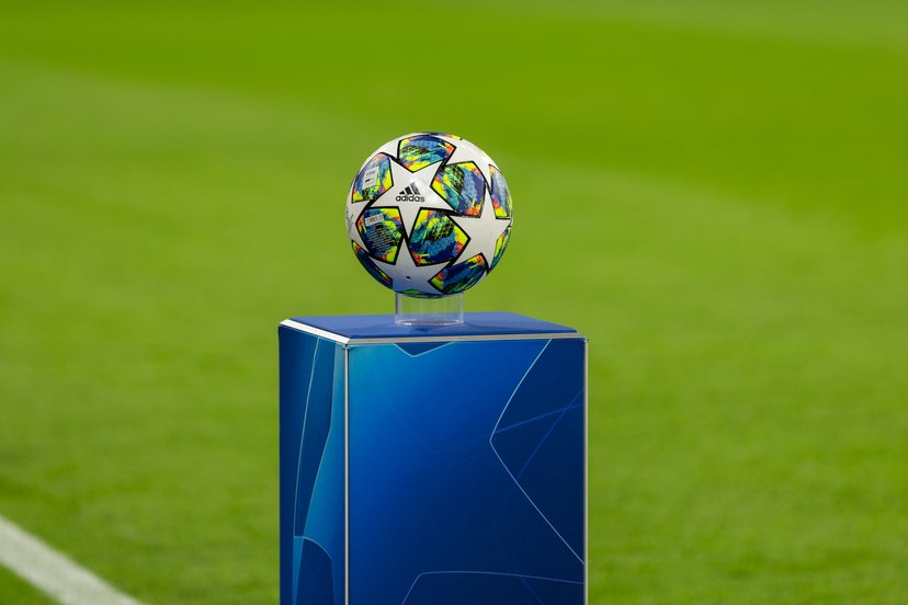 Le ballon de la Champions League, avant le coup d'envoi