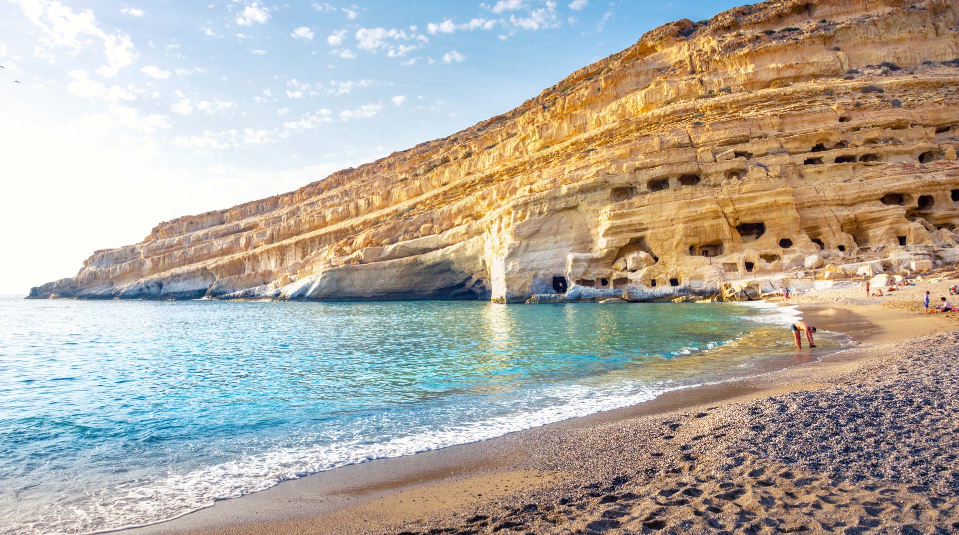 The beach near Pela Mare Hotel