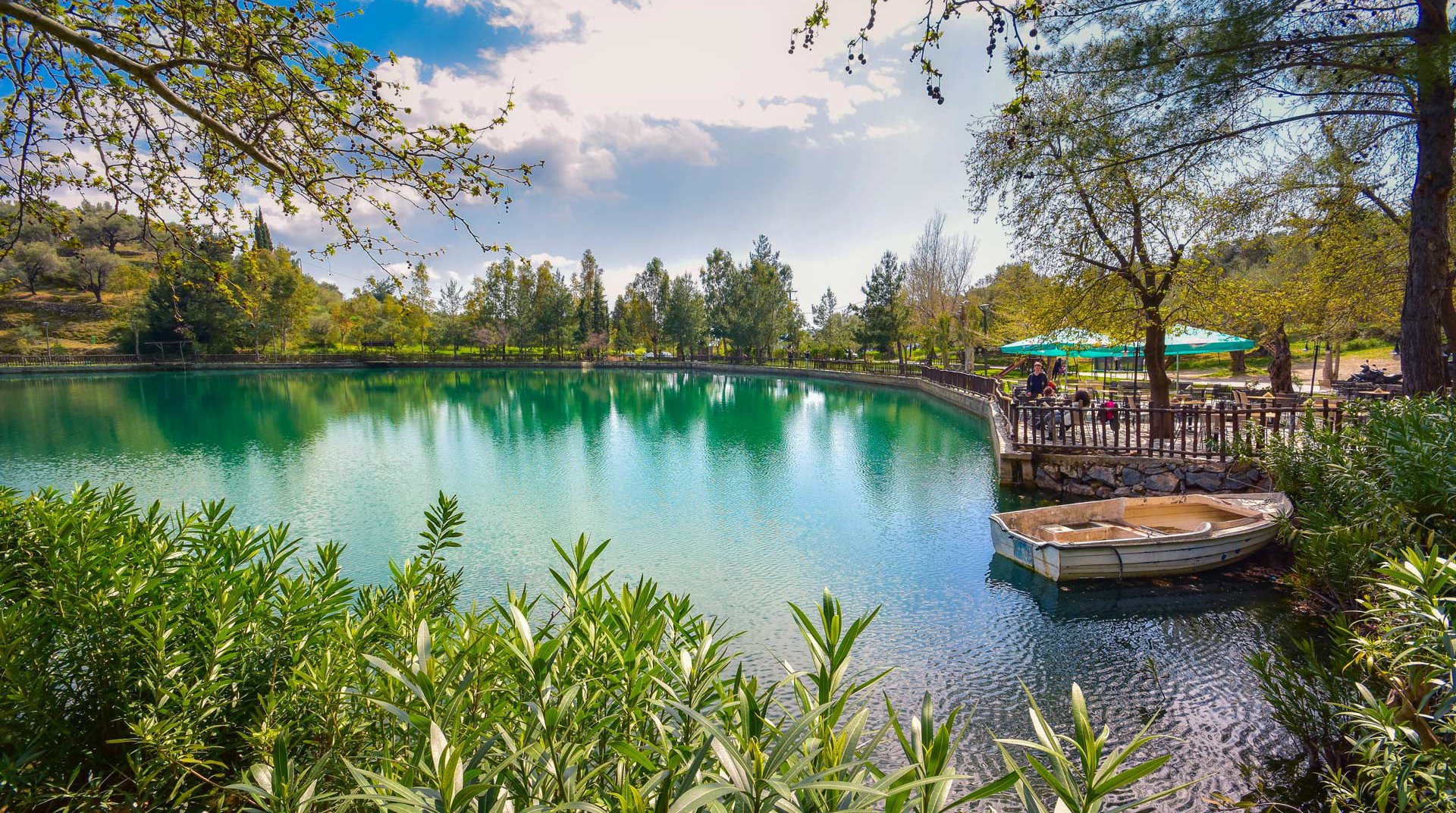 The beautiful Lake Kournas, 82 km from Pela Mare