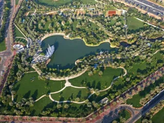 Vibrant streets, trendy cafés, and parks