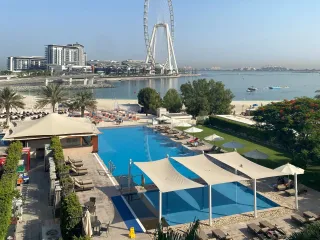 Beach amenities and splash parks