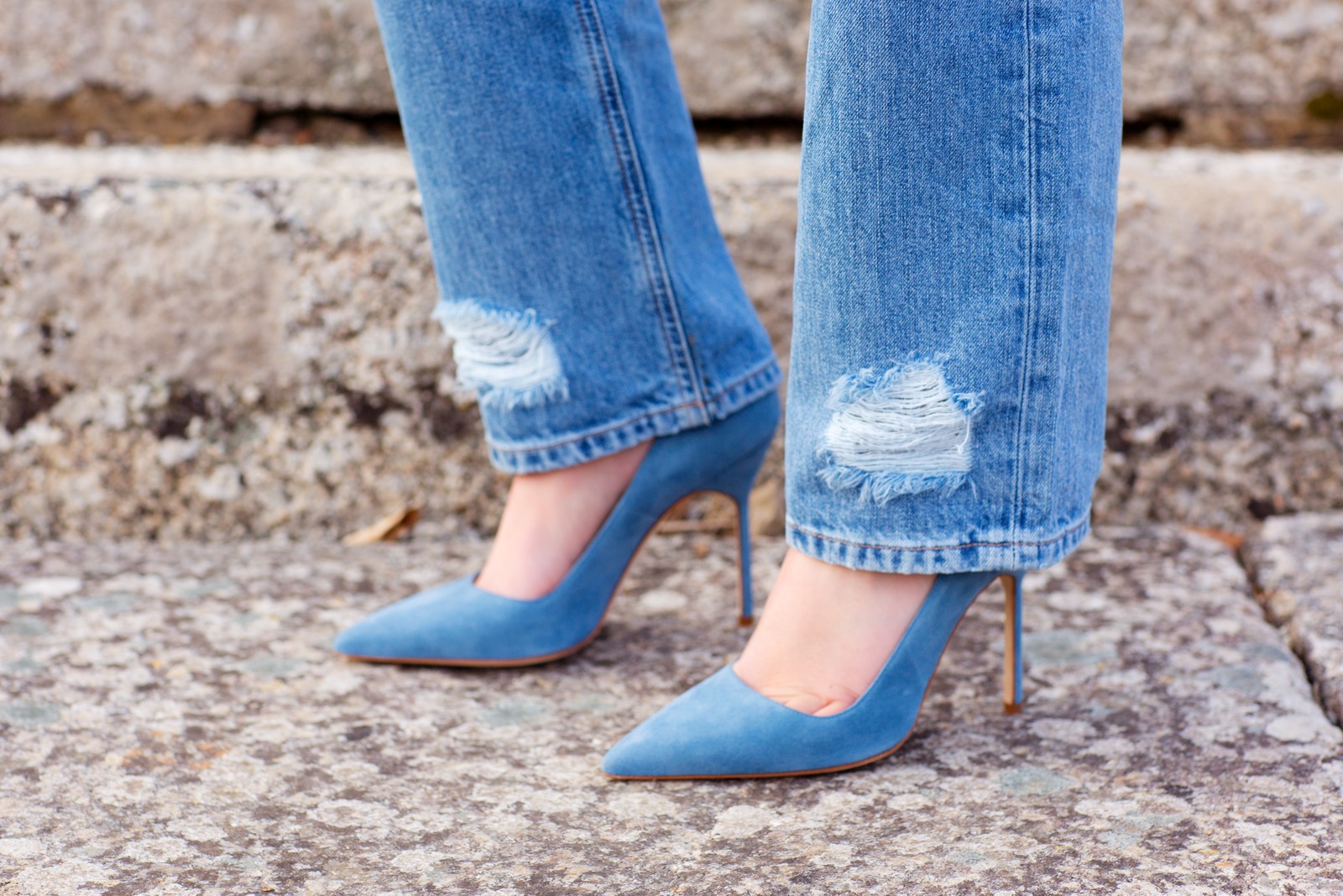 Denim on Denim on Blue - Peony Lim